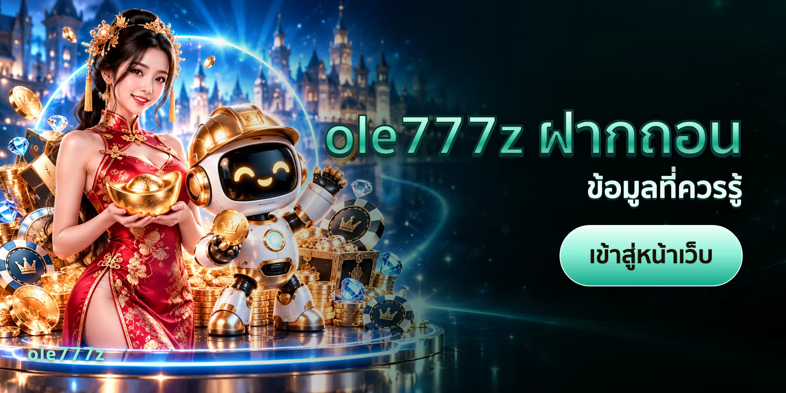 ภาพประกอบบทความ ole777z ฝากถอน — ข้อมูลที่ควรรู้